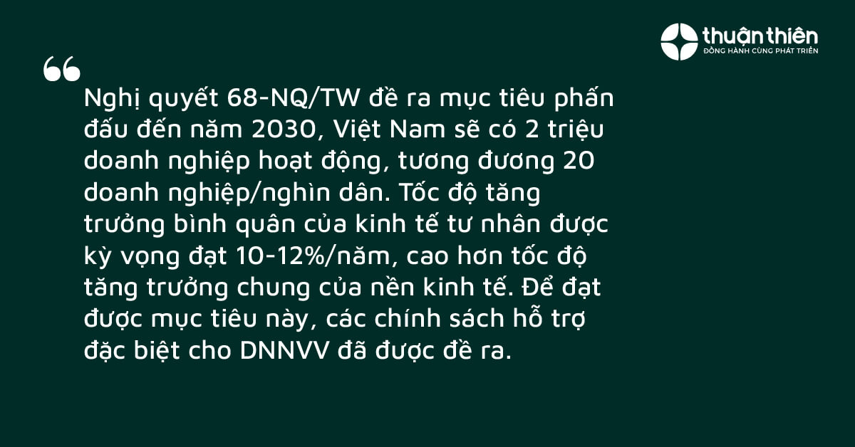 Nghị quyết đưa ra nhiều chính sách đột phá hỗ trợ doanh nghiệp nhỏ và vừa (DNNVV), mở ra cơ hội vàng cho khu vực doanh nghiệp này phát triển.
